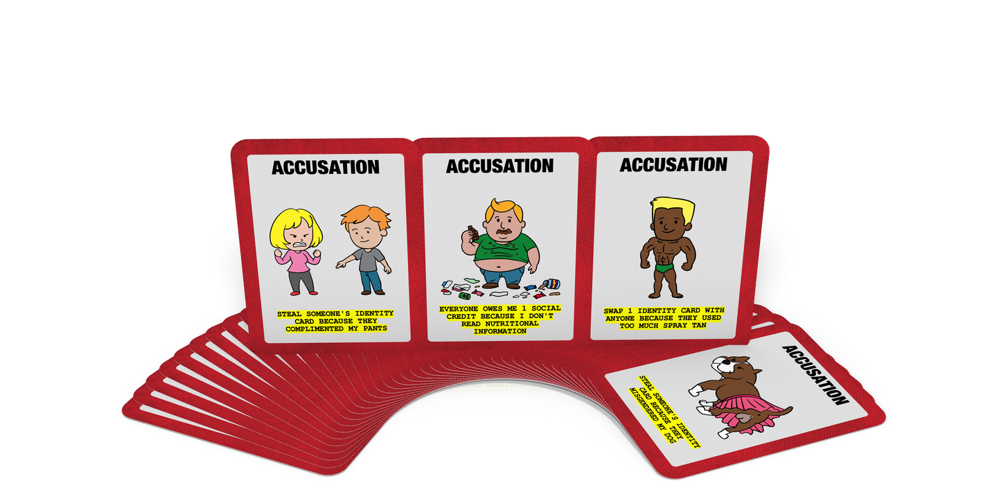 Identity War Card Game (Free Shipping)