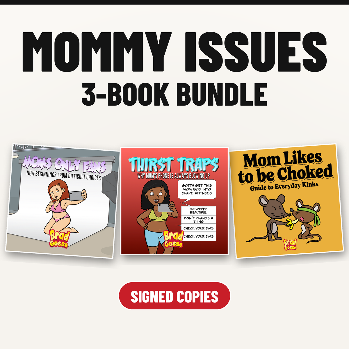 Mommy Issues 3-Book Bundle (Signed Copies)