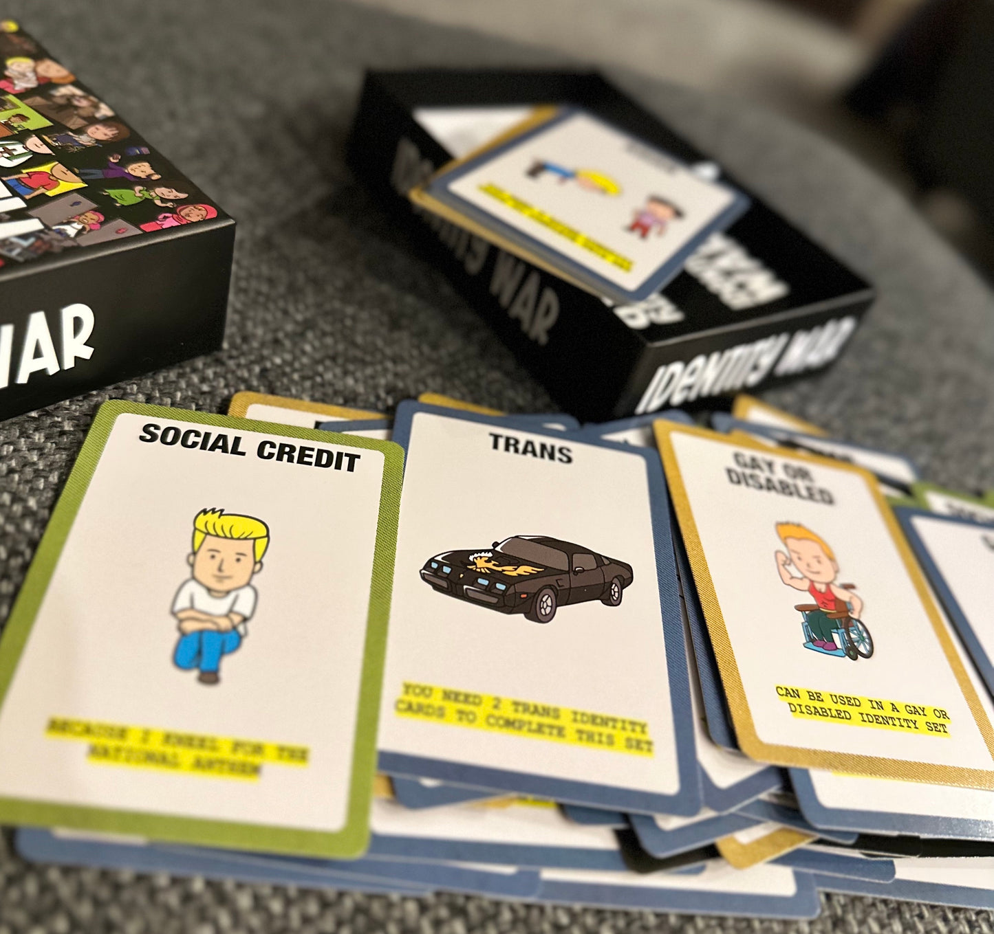 Identity War Card Game (Free Shipping)