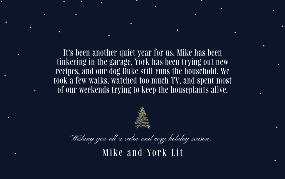 Prank Card From Mike Lit and York Lit