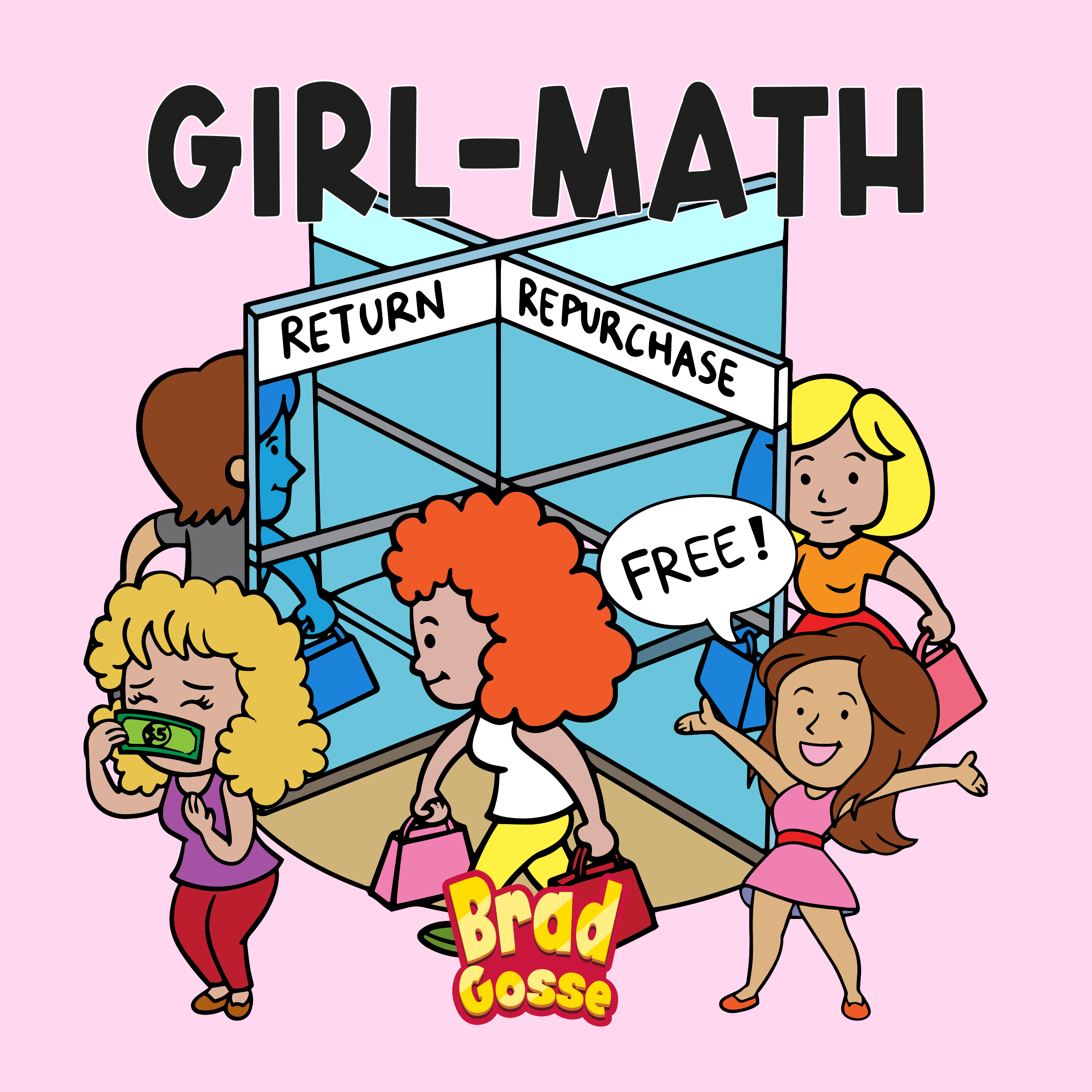 Girl Math Save Girl Math (Signed Copy) – Brad Gosse