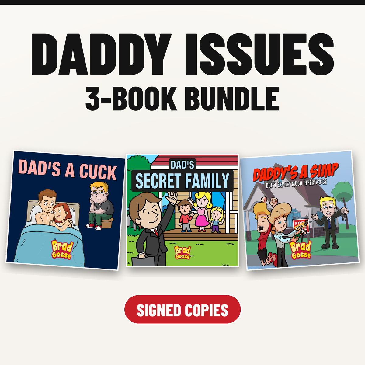 Daddy Issues 3-Book Bundle (Signed Copies)