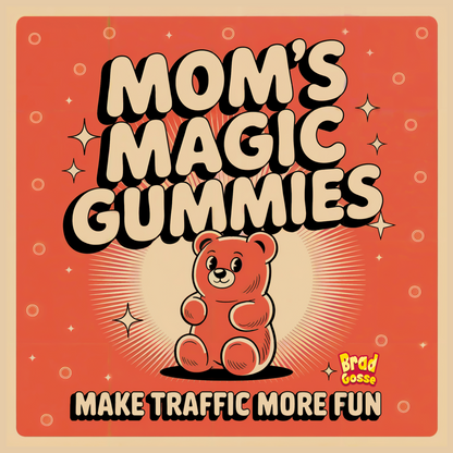 Mom's Magic Gummies: Make Traffic More Fun - Flat Cover Image