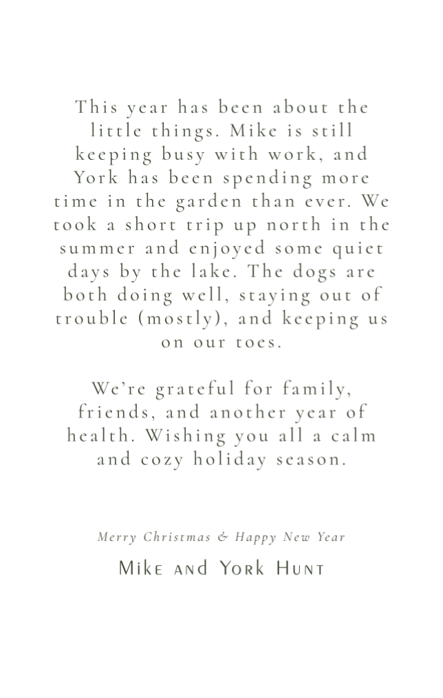 Prank Card From Mike Hunt and York Hunt