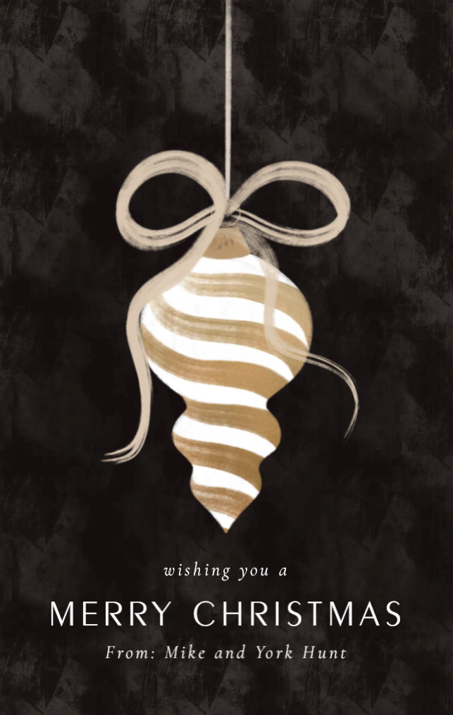 Prank Card From Mike Hunt and York Hunt