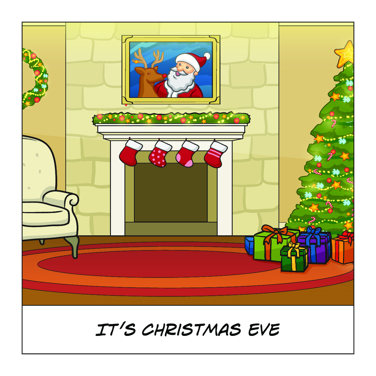 Santas Lil Humper: Saves Christmas - Interior Page 1