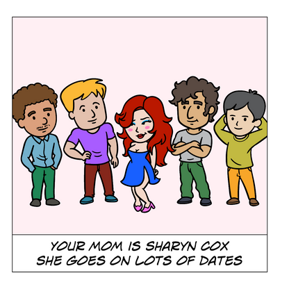 Your Mom is Sharyn Cox - Interior Page 1