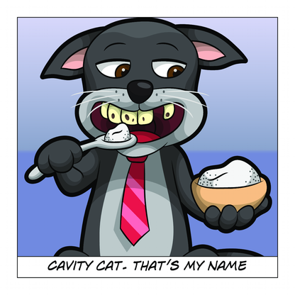 Cavity Cat: He Comes In Your Mouth And Gives You Cavities - Interior Page 1