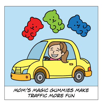 Mom's Magic Gummies: Make Traffic More Fun - Interior Page 1