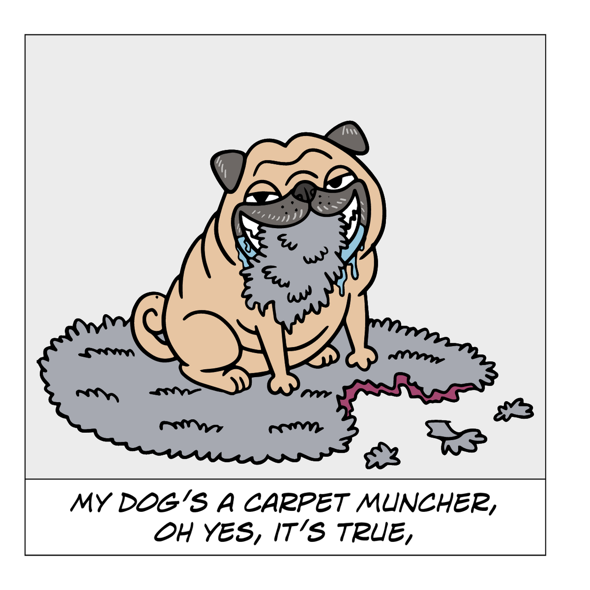 Doug the carpet munching pug - Interior Page 1