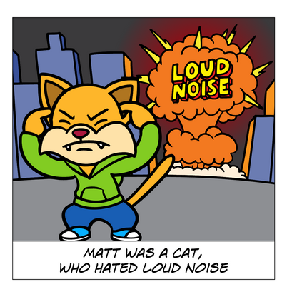 Matt the Autistic Cat - Interior Page 1