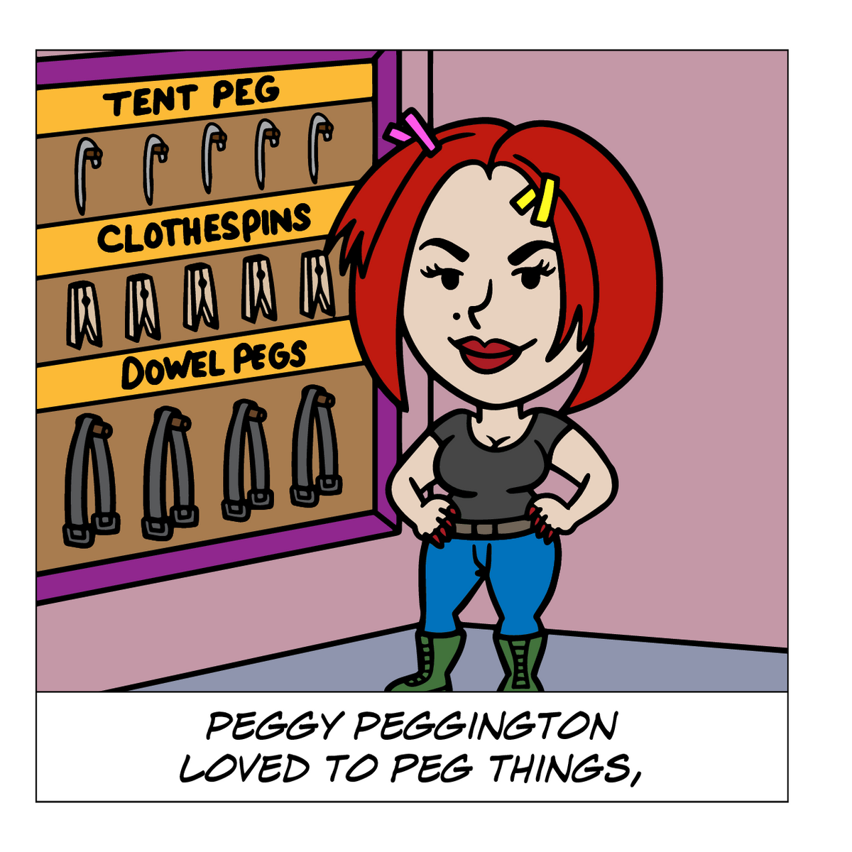 Peggy Peggington: Loves to Peg - Interior Page 1