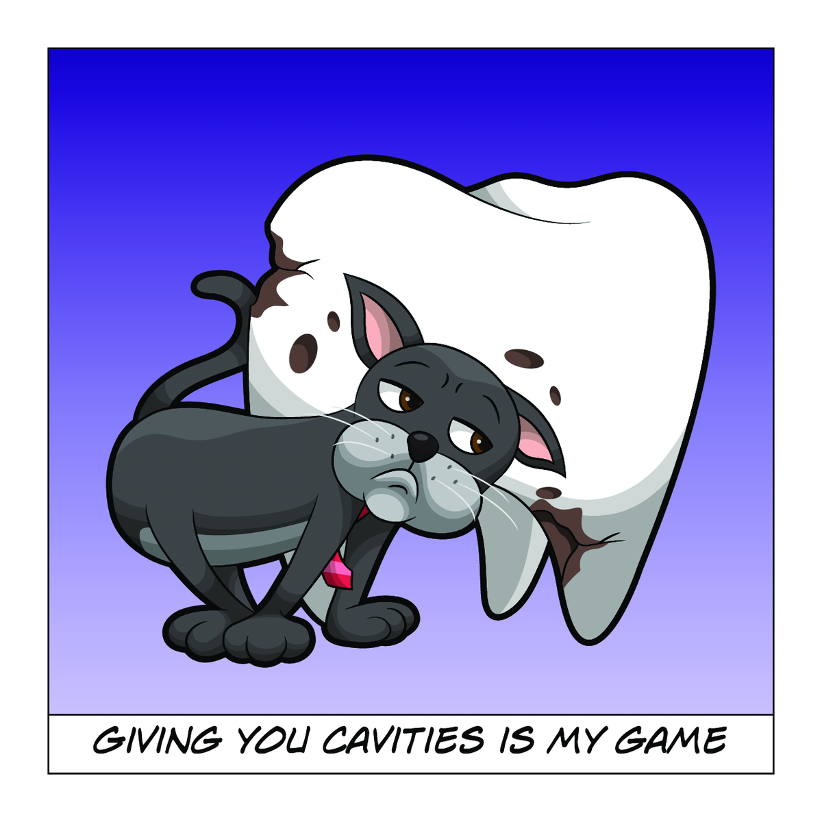Cavity Cat: He Comes In Your Mouth And Gives You Cavities - Interior Page 2