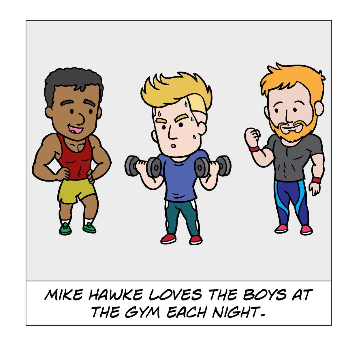 Mike Hawke Gets Hard - Interior Page 4