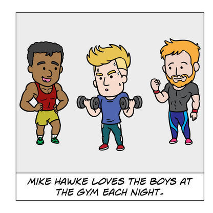 Mike Hawke Gets Hard - Interior Page 4