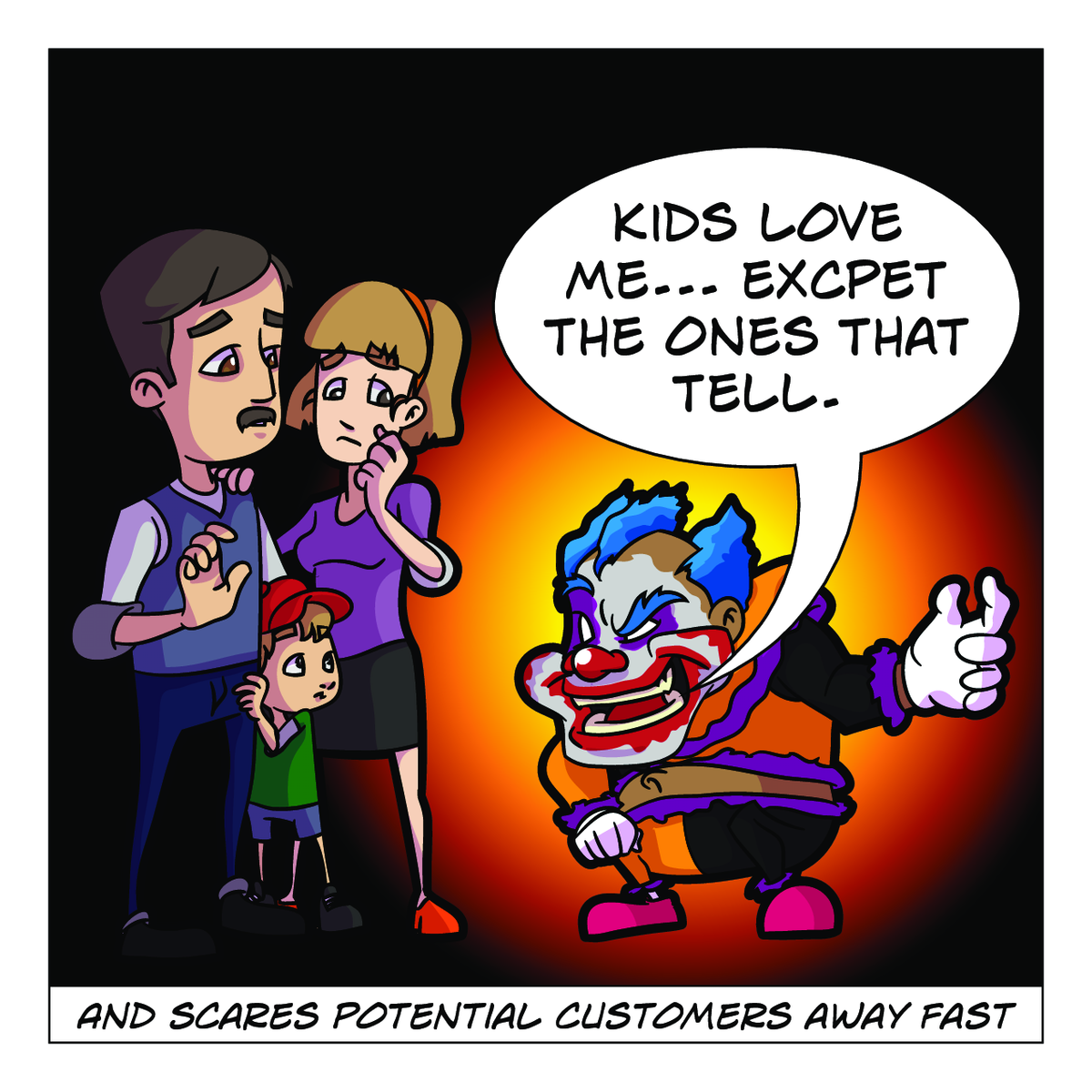 Pedoclown: Can't Catch A Break - Interior Page 4