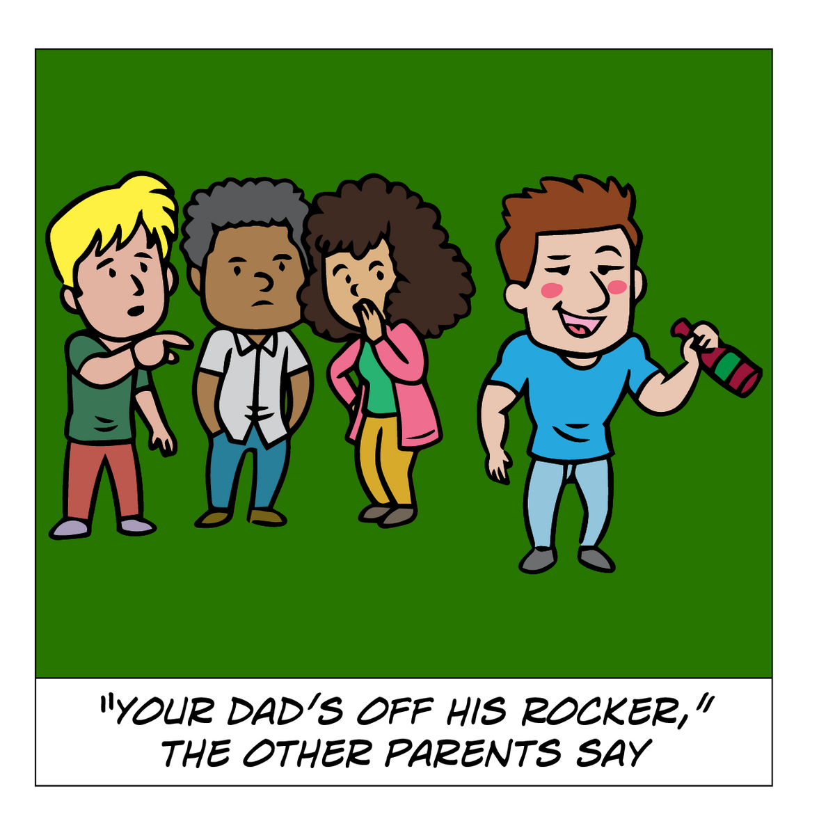 Drunk Dad: Shows up to every game - Interior Page 5