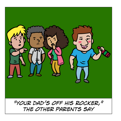 Drunk Dad: Shows up to every game - Interior Page 5