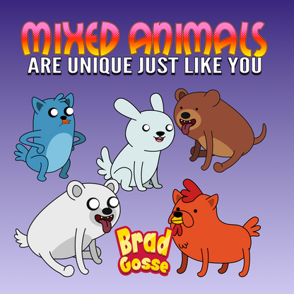 Mixed Animals: Are Unique Just Like You - Flat Cover Image
